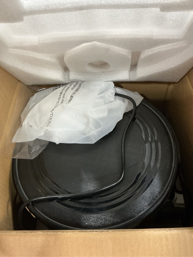 Condition photo showing As Is for lefant lidar robot vacuum and mop combo,75-days self-emptying,6000pa powerful scution,multi-floor mapping, no-go zones,140 min runtime,2.4g/5g wifi/alexa/app/iwatch,m2 plus black