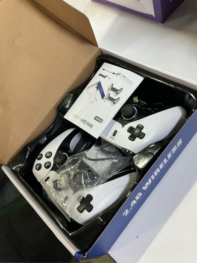 Condition photo showing Good Condition for 2026 upgraded retro gaming console, retro game stick, 4k hd hdmi tv game stick, built-in classic video games, plug & play game console for tv 2 wireless controllers