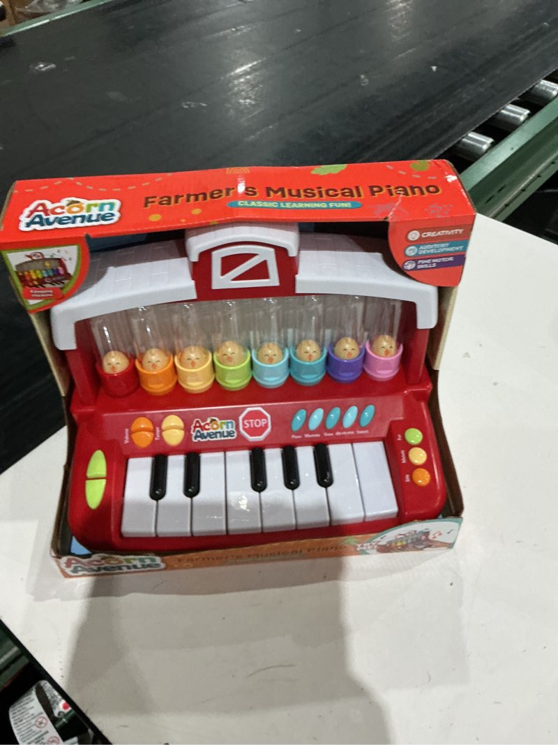 Condition photo showing Good Condition for farm animals keyboard preschool learning toy with silly sounds and light-up piano with learning songs for infants