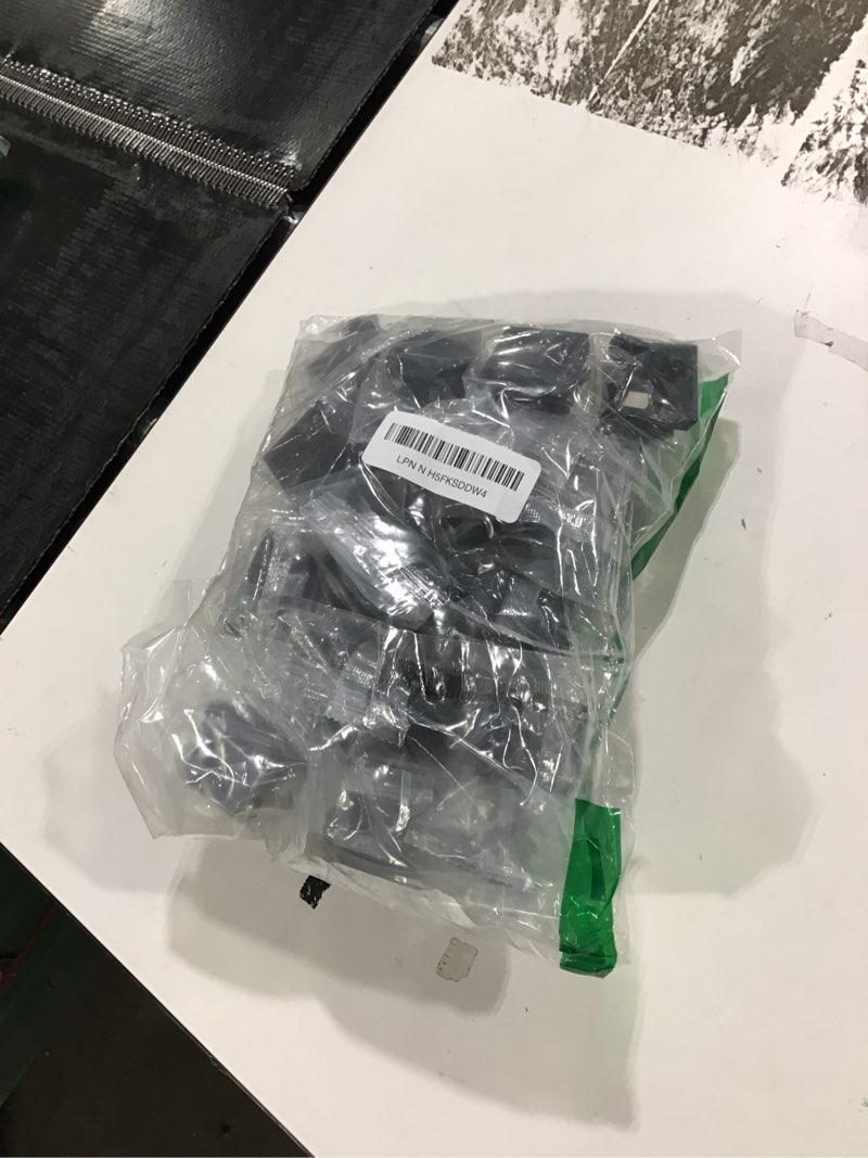 Iriisy 32 PCS Baluster Shoes, Reliable Aluminum Material Stair Flat Shoe for 1/2 Inch Square Scroll 