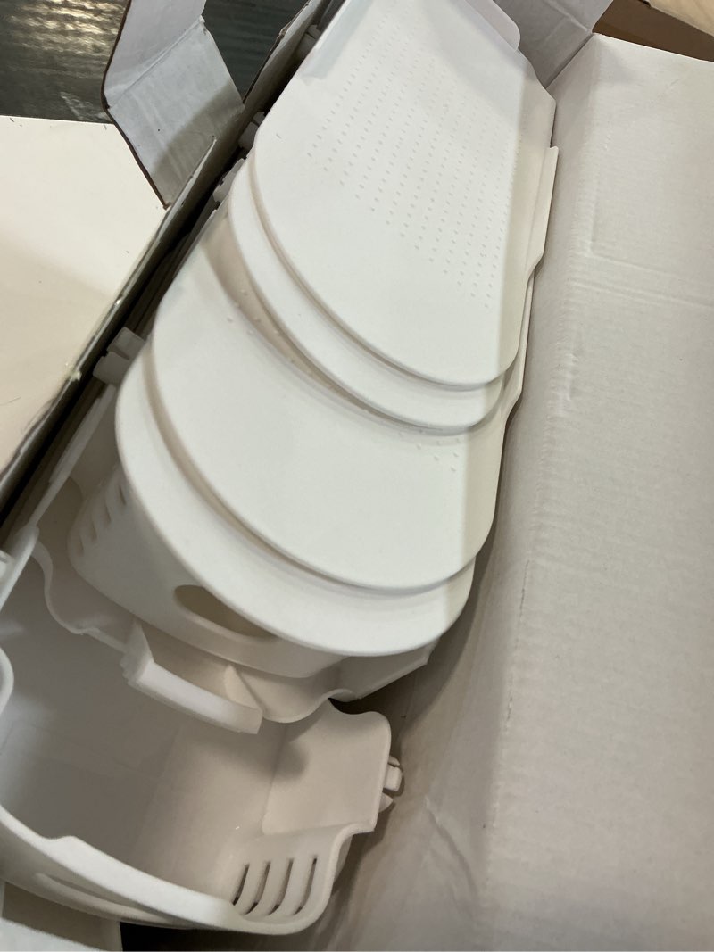 Condition photo showing Good Condition for nvgsn shoe slots organizer 20 pack - shoe stackers, space savers 50%, 4 levels adjustable, double layer holders for closet, white 20pack white