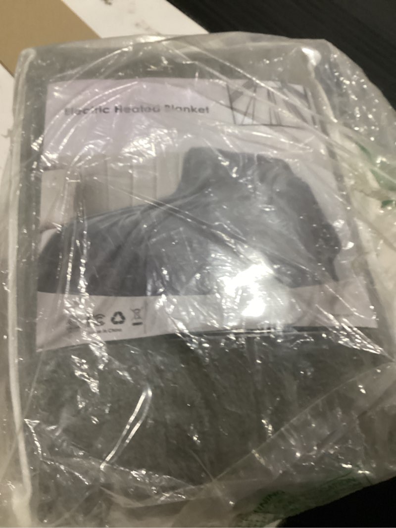 Condition photo showing Good Condition for homemate heated blanket electric throw - 50"x60" heating blanket throw 1/2/4/6/8 hours auto-off 10 heat level over-heat protection flannel sherpa etl certification 01 - light grey 50 inch x 60 inch