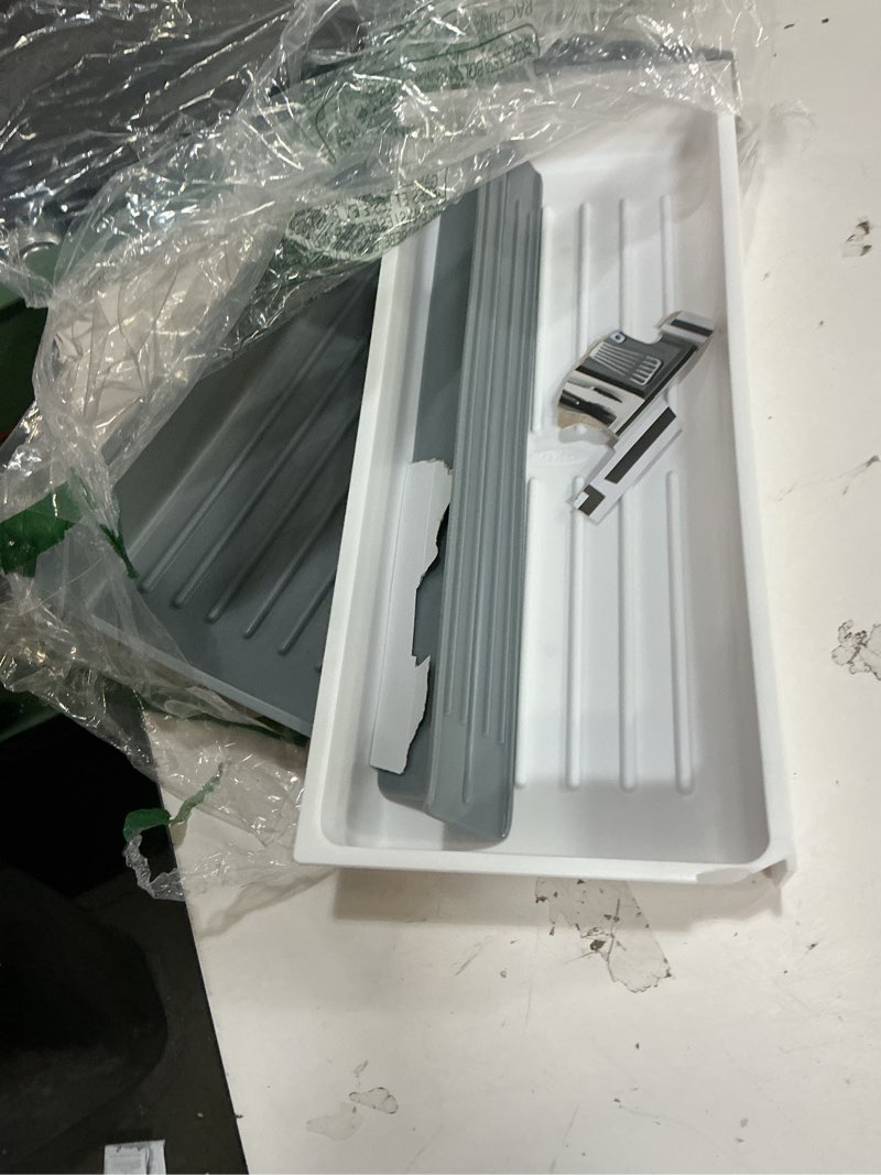 Condition photo showing As Is for OXO Good Grips Kitchen Drawer, Expandable Long Tool Organizer, White Expandable Long Tool Organizer Expandable Long Tool Organizer