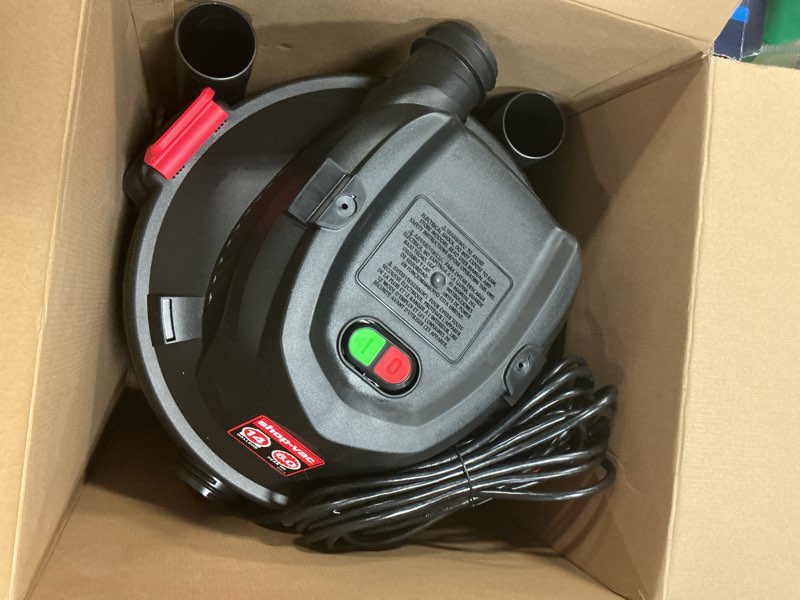 Condition photo showing Good Condition for shop-vac 14-gallon 6 hp corded wet/dry shop vacuum with accessories included