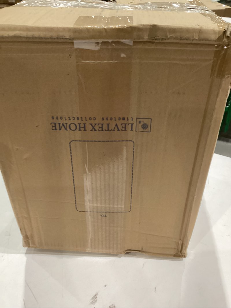 Condition photo showing Good Condition for Levtex Home Cloud Waffle King/Cal King Comforter Set (106x94in) with 2 Pillow Shams (36x20in) - Solid Waffle Cotton Texture - Desert Sage - Cotton King Size Comforter Set - Soft, Pre-Washed King/Cal King Comforter Desert Sage