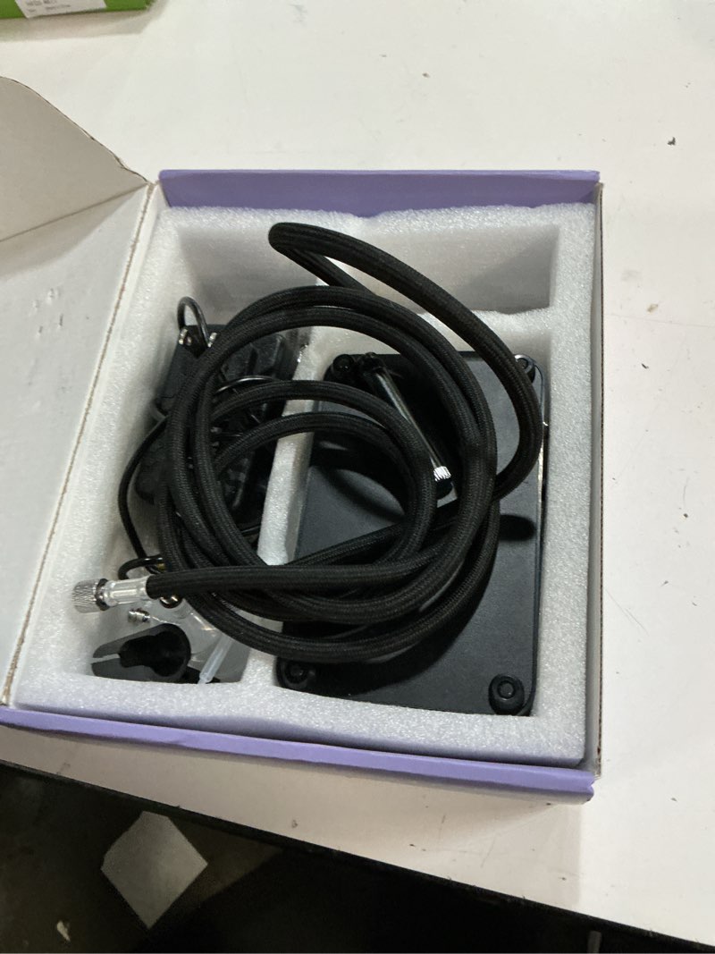 Condition photo showing As Is for 50 psi airbrush kit with compressor, high pressure air brush with 0.2/0.3/0.5mm nozzle/cleaning sets, dual-action airbrush gun for painting, modeling, cake decor, nail art, makeup