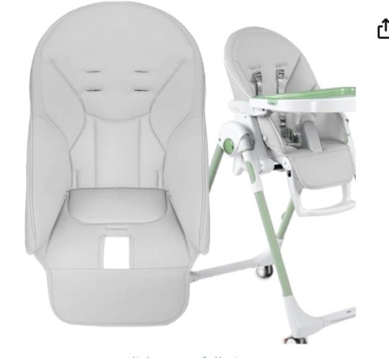 high chair cover replacement suitable for peg perego siesta/zero3, baoneo, high chair seat soft cush