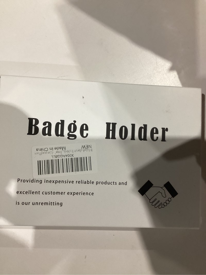 Condition photo showing New/Like New for 3 Pack Sliding ID Badge Holder Hard Black Horizontal Plastic Card Case Protector Pouch with Clear Window for School ID Credit Cards Proximity Driver’s Passes Car Key Cards and Licenses Christmas Gift