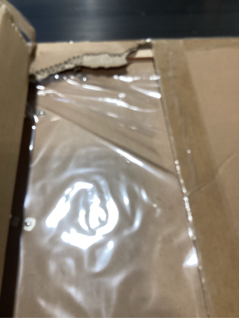 Condition photo showing New/Like New for 3 pack 16x20 wood picture frame brown, rustic natural 20x16in frame woodgrain, distressed brown 16 x 20 in wall photo poster frame with hd plexiglass, horizontal vertical wall mounting set of 3 brown 16x20