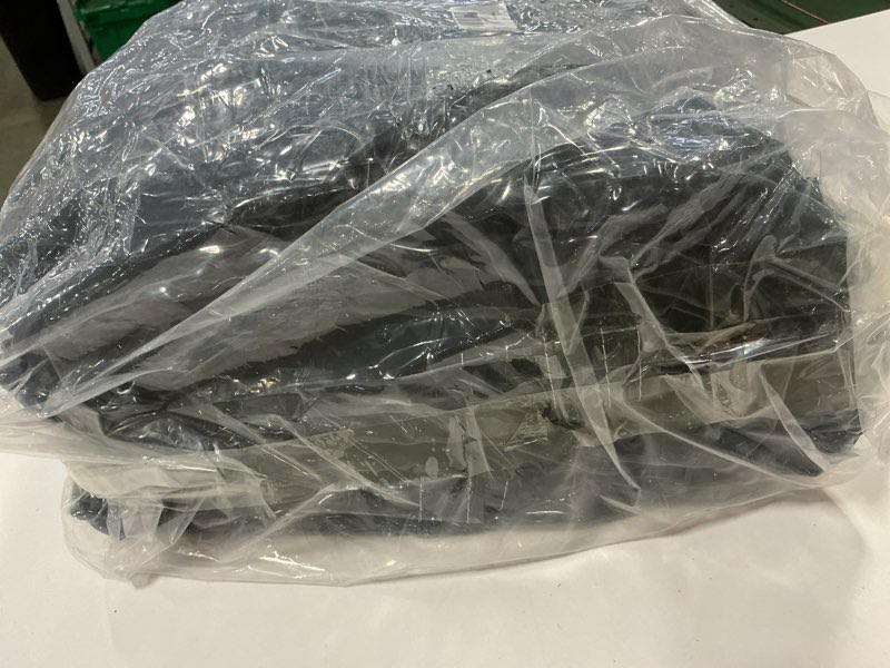 Condition photo showing Good Condition for Clear Tarp Patio Enclosure Waterproof PVC Curtains for Gazebos with Double Zip Transparent Outdoor Tarps Curtains Zipper Door for Porch, Deck, Balcony, Pergola (Size: 6.7ft x 6.7ft) 78.7"W x 78.7"L (Pack of 1) White With Zipper