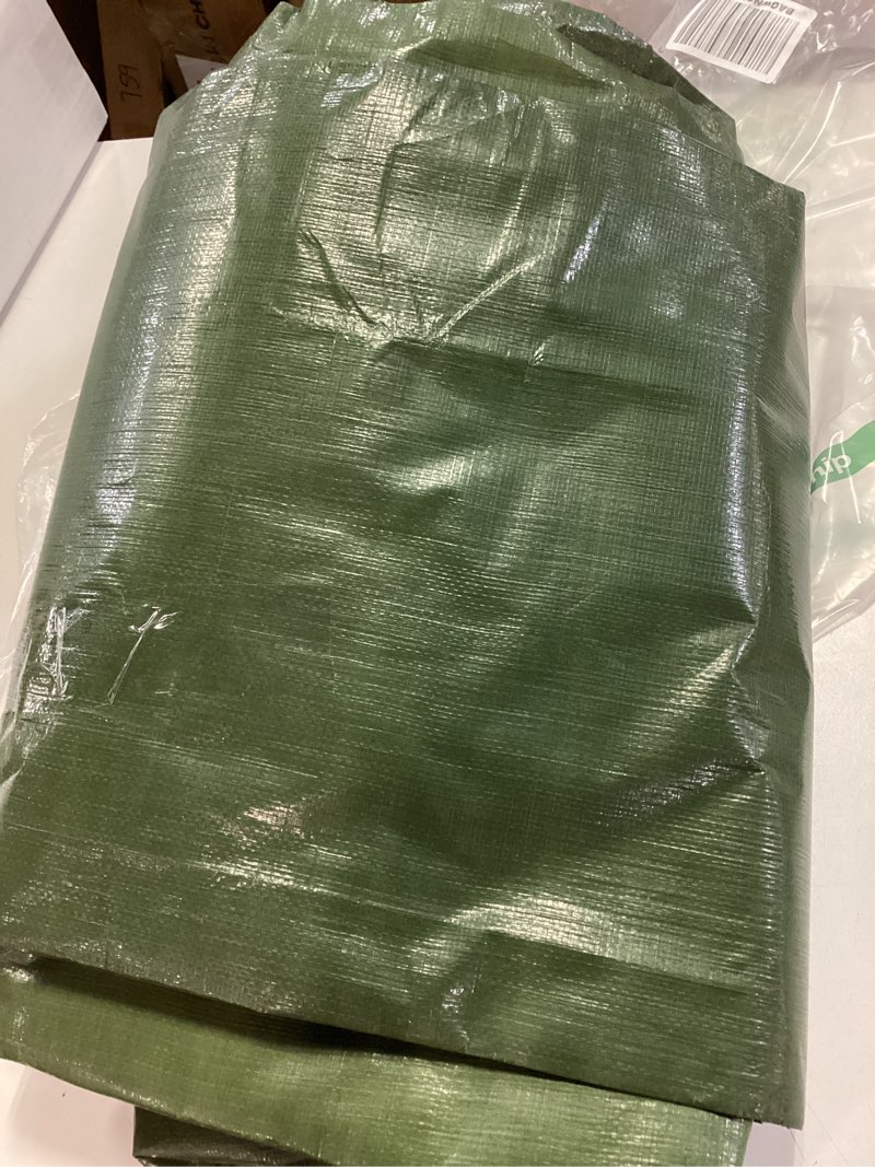 Condition photo showing Good Condition for Heavy Duty Tarp 20x30 Feet Green Multi Purpose Thick Waterproof Poly Tarp Cover 10mil Green 20x30