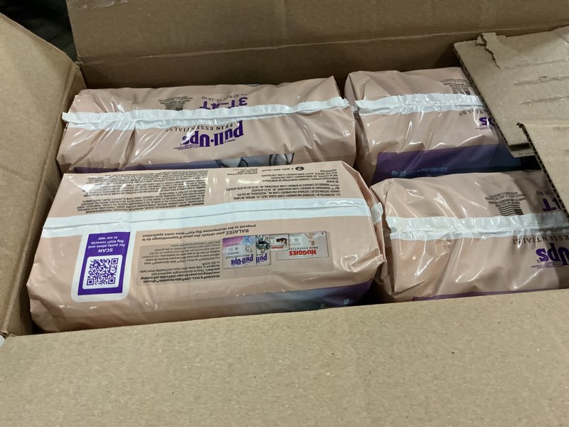 Condition photo showing New/Like New for pull-ups boys' skin essentials potty training pants, training underwear, 3t-4t (32-40 lbs), 112 ct (4 packs of 28) 3t-4t 112