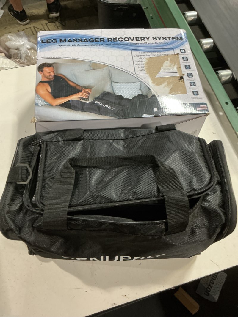 Condition photo showing Good Condition for professional leg compression massager for circulation improvement and faster recovery - air compression boots, leg massager device for athletes usa owned
