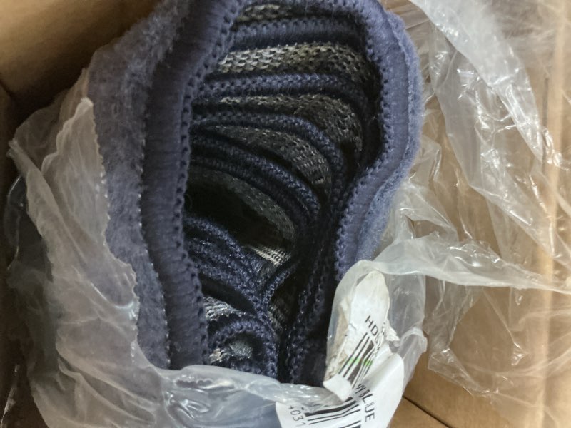 Condition photo showing Good Condition for home dynamix area rug 3 piece set (4'11" x6'11,1'8 x4'11,1'8 x2'8), geometric navy blue (ariana arcata hd5194-300) navy blue/grey