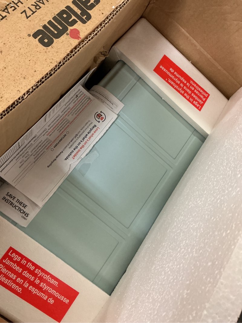 Condition photo showing Good Condition for duraflame Infrared Quartz Electric Stove Heater - DFI-591-11 - Sky Blue