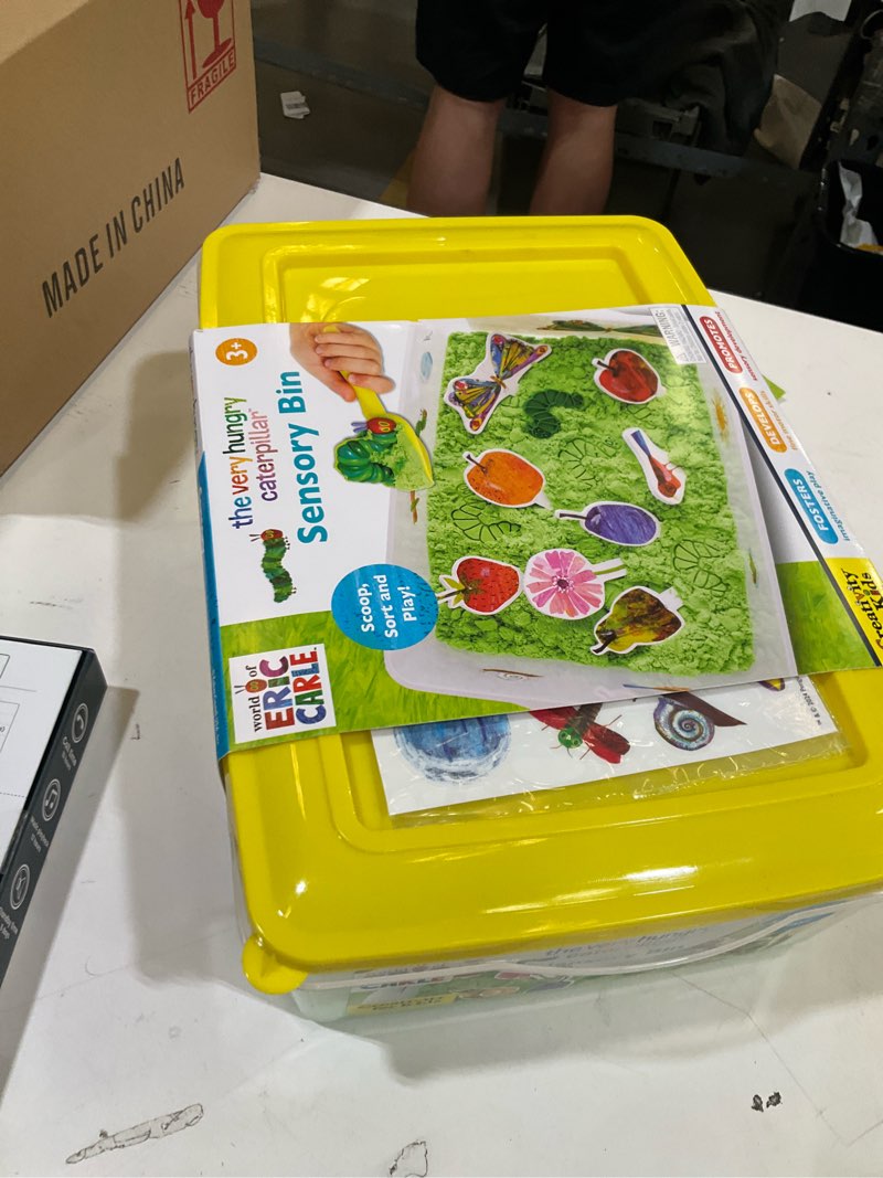 Condition photo showing As Is for creativity for kids the very hungry caterpillar sensory bin - toddler sensory toys from the world of eric carle books, preschool learning activities and fine motor toys for toddlers (ages 3+)