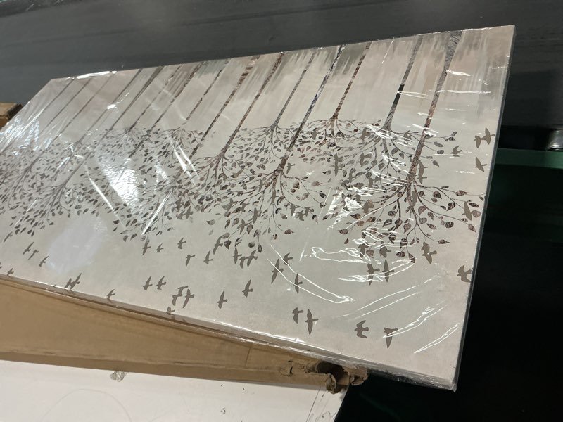 Condition photo showing Good Condition for Canvas Wall Art For Living Room Trees And Birds Abstract Paintings Kitchen Wall Decor Office Canvas Prints Artworks Pictures Wall Decorations For Bedroom,Large Size Fashion Modern Home Decoration