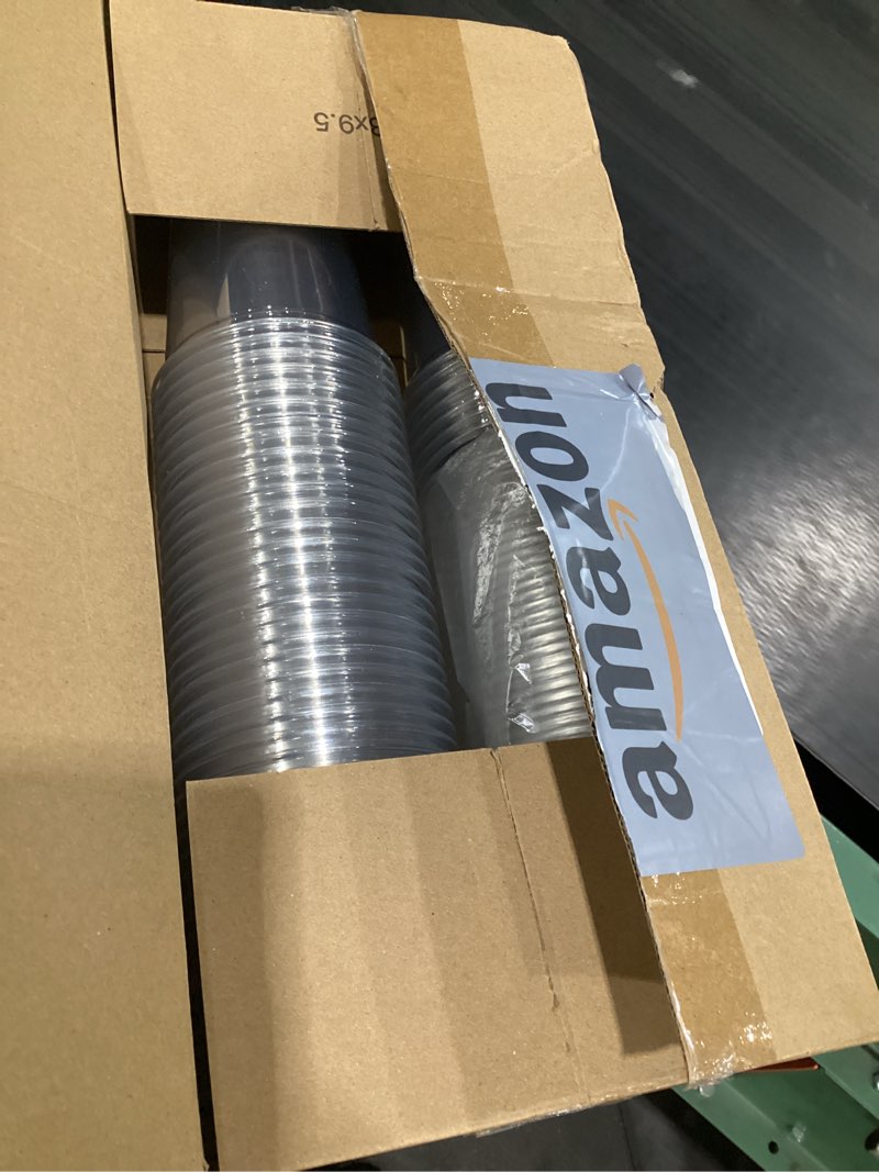 Condition photo showing Good Condition for 50 pack 18 oz clear plastic iced coffee cups with strawless sip lids | disposable pet crystal cups,round bottom to go cup for iced coffee juice smoothie cold beverage