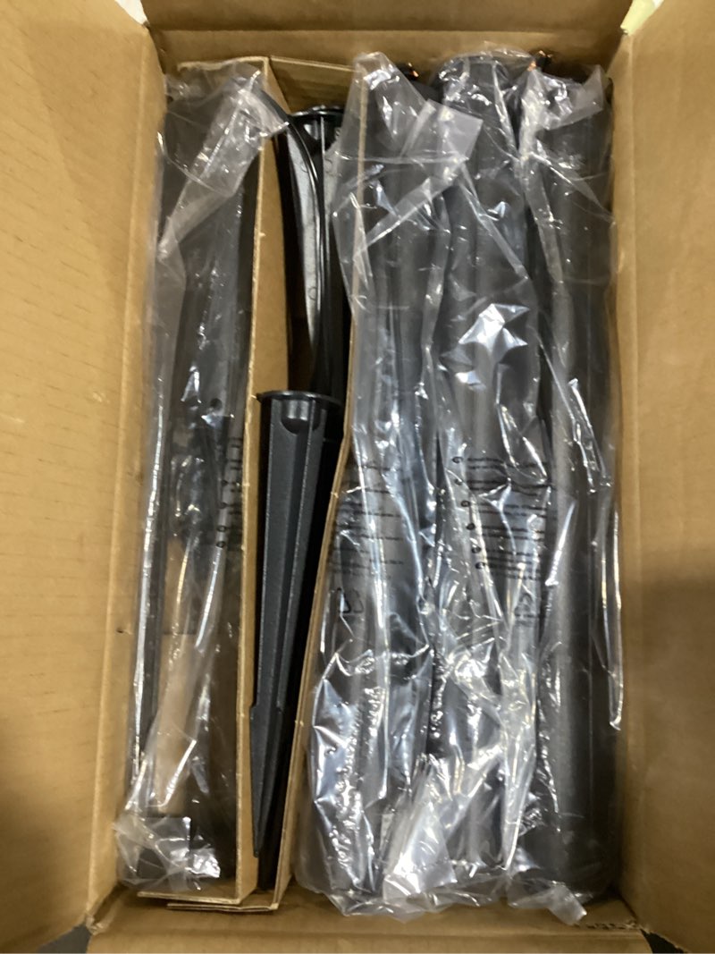 Condition photo showing New/Like New for MEIKEE 5W Low Voltage Pathway Lights, 2700K 250LM LED Landscape Lighting, Auto On/Off, 12-24V, Aluminum Waterproof Outdoor Path Lights with Connectors for Garden Walkway Yard 4 Pack Warm White 4 Pack