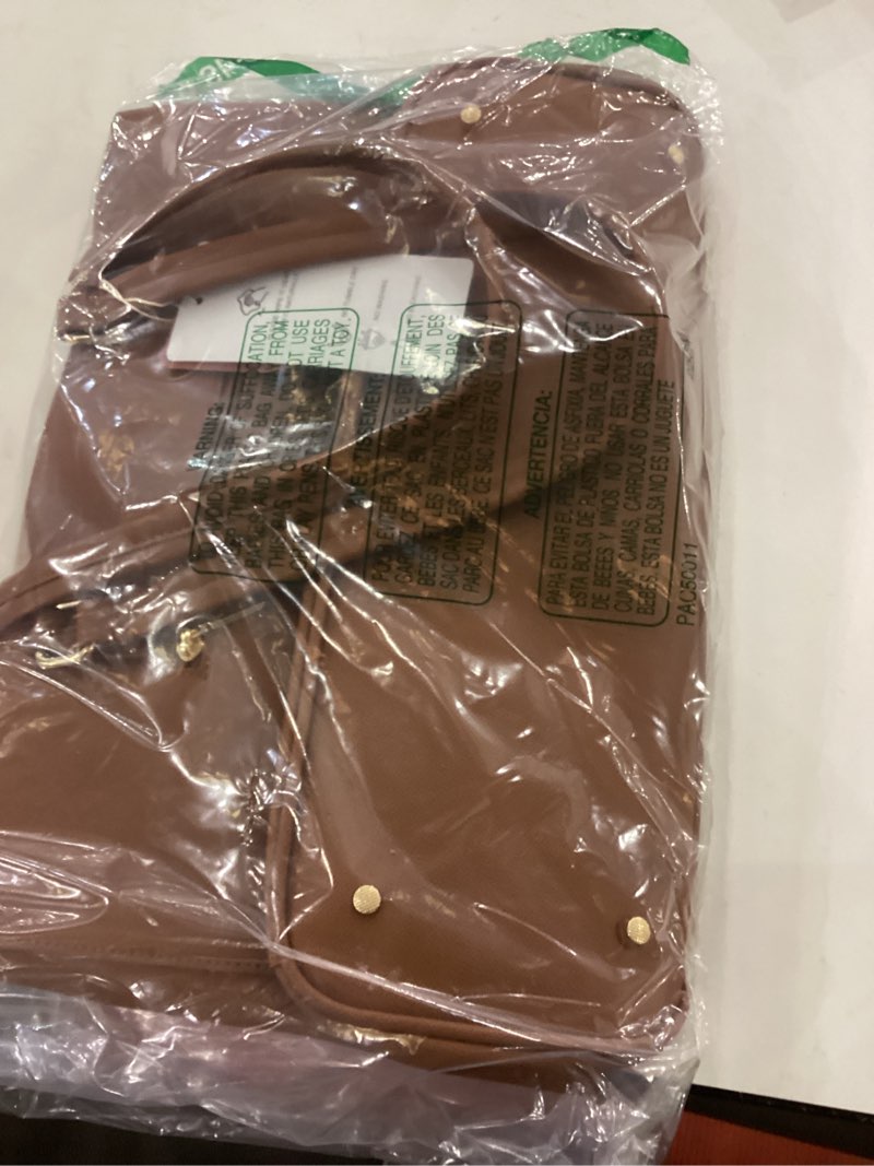 Condition photo showing Good Condition for LOVEVOOK Laptop Tote Bag for Women,15.6 Inch Waterproof Computer Bags Women Business Office Work Bag Briefcase, Brown
