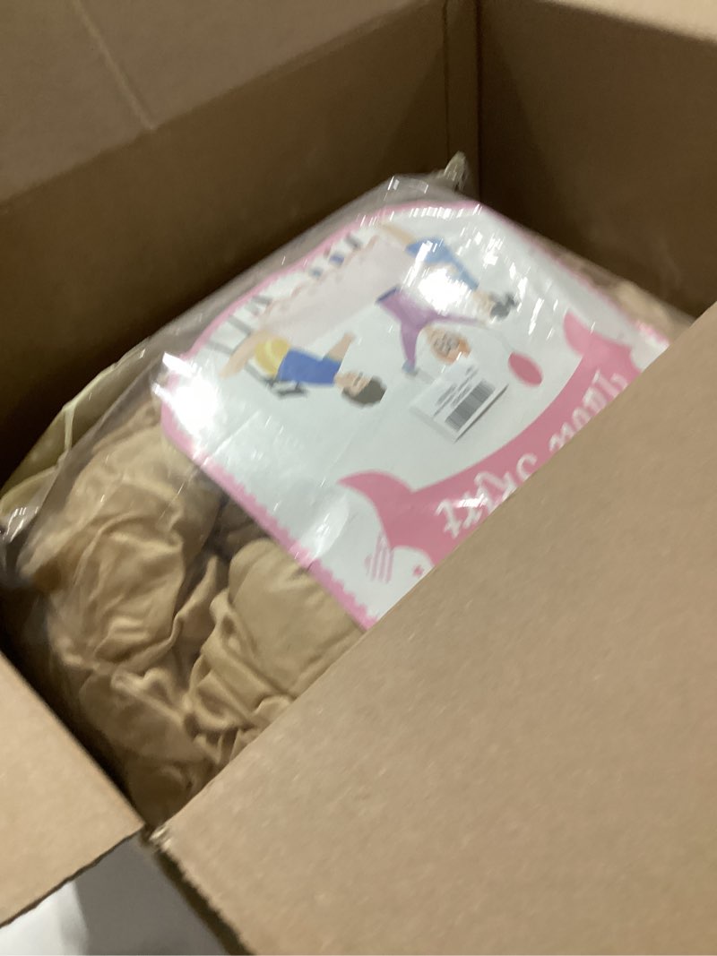 Condition photo showing As Is for 6 Pack Dark Champagne Tablecloths for Rectangle Tables 8ft, Wrinkle Resistant Champagne Table Cover Fitted Stretch Table Cloth with Pleated Ruffle Skirts for Party Banquet Dining Birthday Wedding Dark Champagne 96" x 30" (8FT-6 Pack)