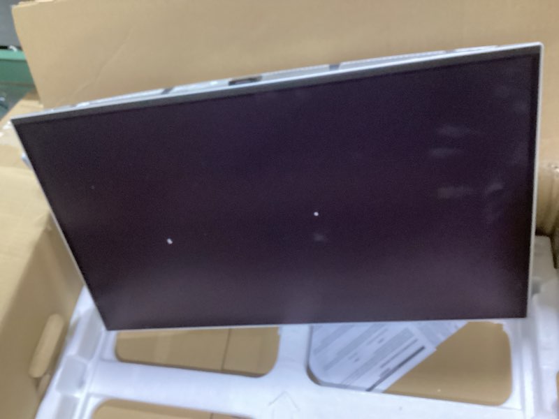 Condition photo showing As Is for screen damaged samsung 27” odyssey oled g6 (g61sd) qhd & qd-oled 240hz 0.03ms freesync premium pro gaming monitor with sleek metal design, 3 year warranty, us, ls27dg610snxza 240 hz