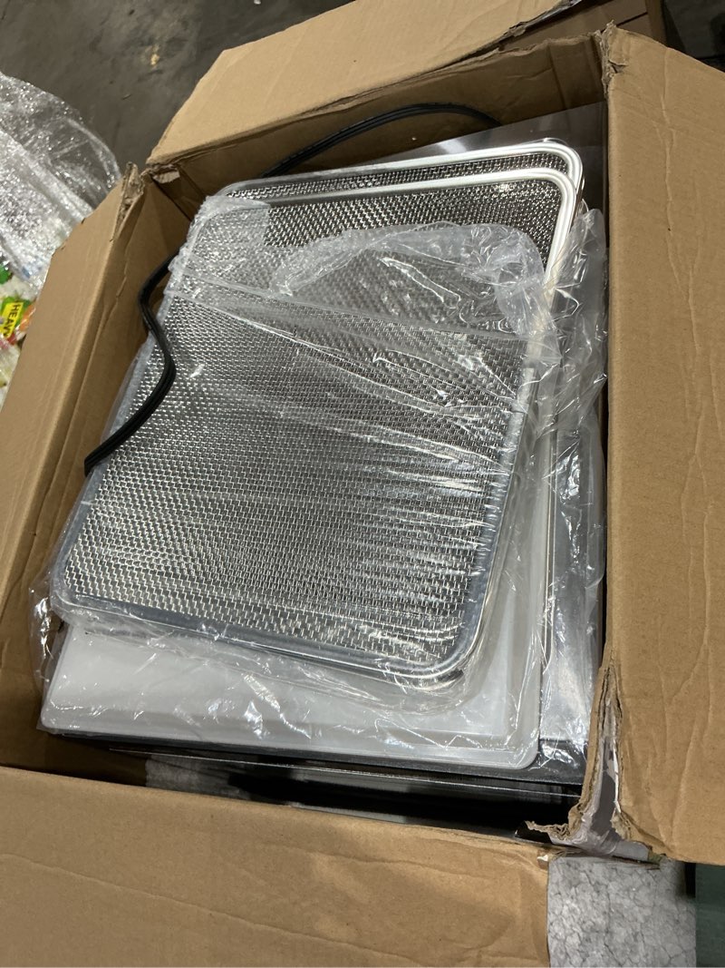Condition photo showing Good Condition for cosori food dehydrator, bigger than 7 trays with large 6.5" drying space, 600w power saves more time than 480w, 165°f dehydrated dryer for jerky, herbs, meat, fruit, and yogurt, silver,stainless steel silver 6 trays dehydrator