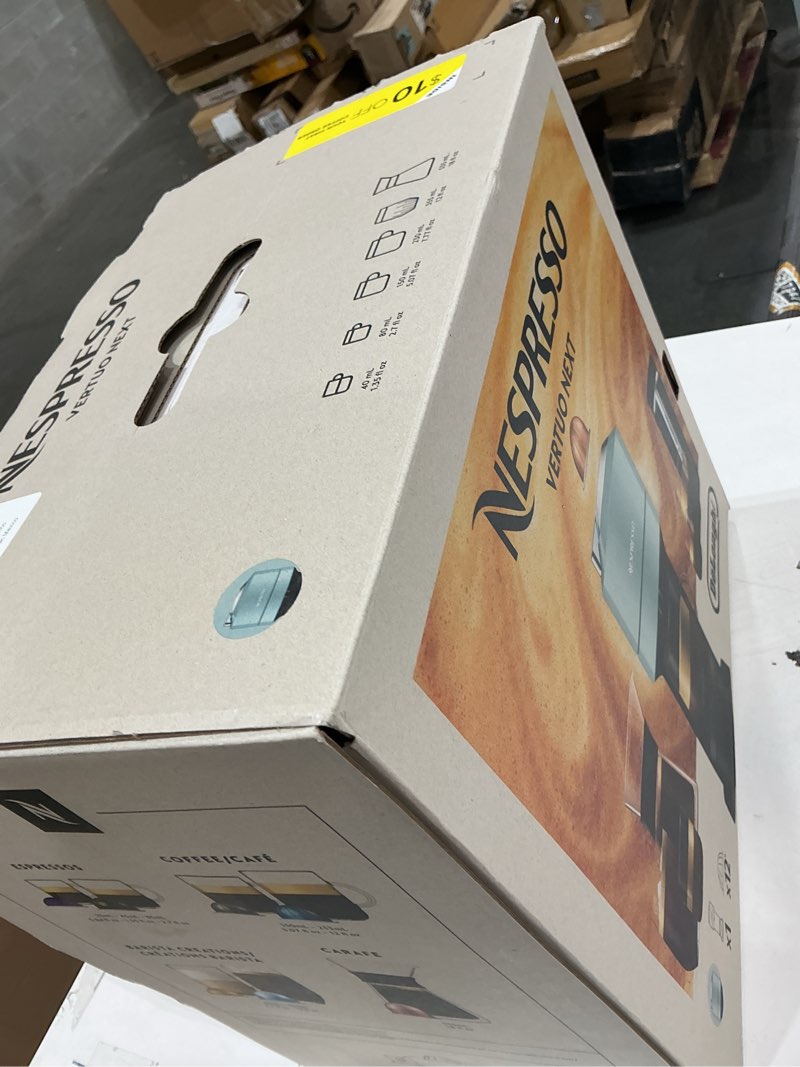 Condition photo showing New/Like New for nespresso vertuo next coffee and espresso maker by de'longhi