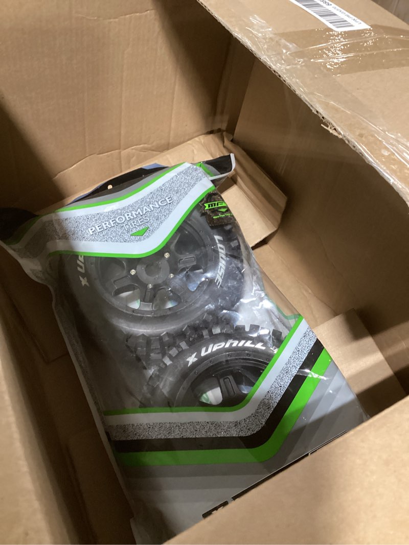 Condition photo showing Good Condition for l-t3297bm louise tires & wheels x-uphill on black wheels for arrma kraton 8s (mft) (2)