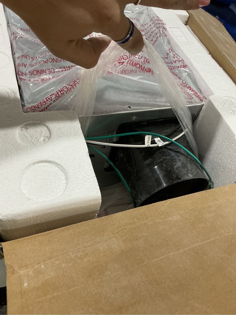 Condition photo showing Good Condition for amico bathroom exhaust fan, 110 cfm, 0.9 sones, easy & quiet bathroom fan, no attic access needed, ceiling retrofit ventilation fans, etl & fcc certified