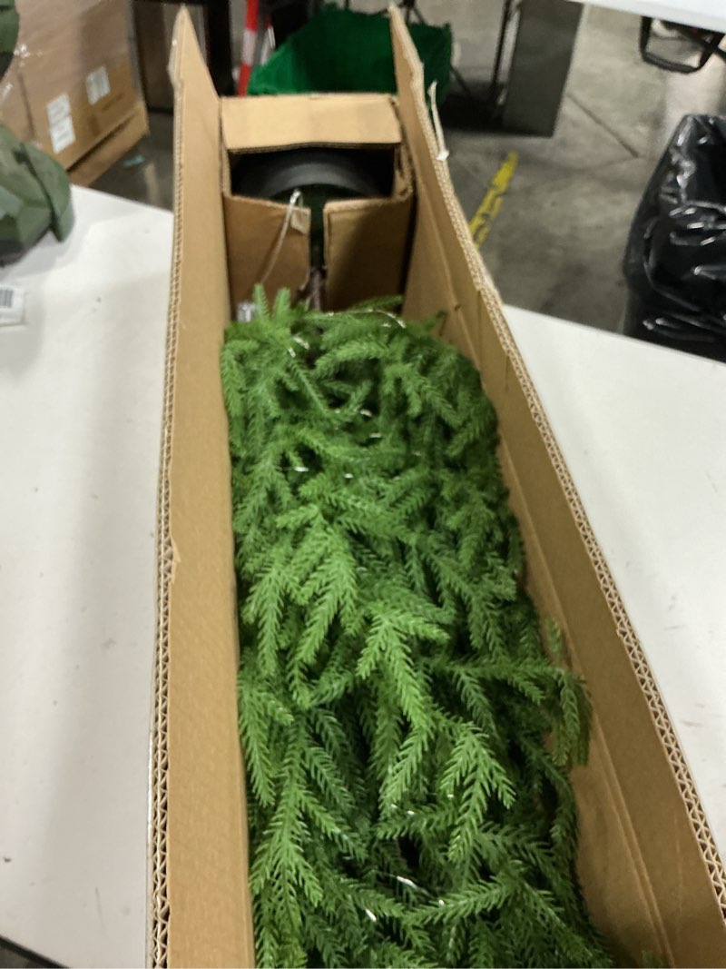 Condition photo showing Good Condition for enven 4ft pre-lit artificial norfolk pine christmas tree – realistic potted tree with 100 led lights & 8-function battery box, pre-assembled faux holiday décor for indoor use