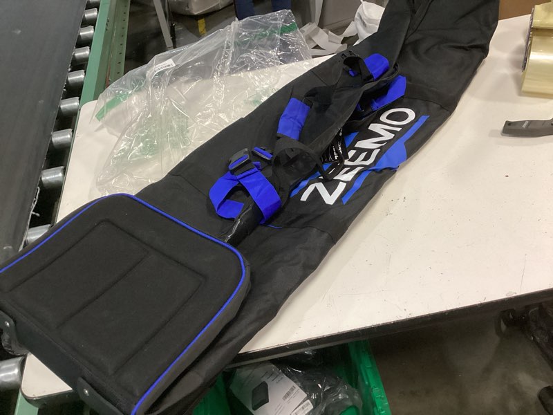 Condition photo showing New/Like New for zeemo golf travel bag, full-open protective & wheeled airline-approved case for clubs, cart&standbag, soft-sided waterproof cover made of heavy duty oxford black