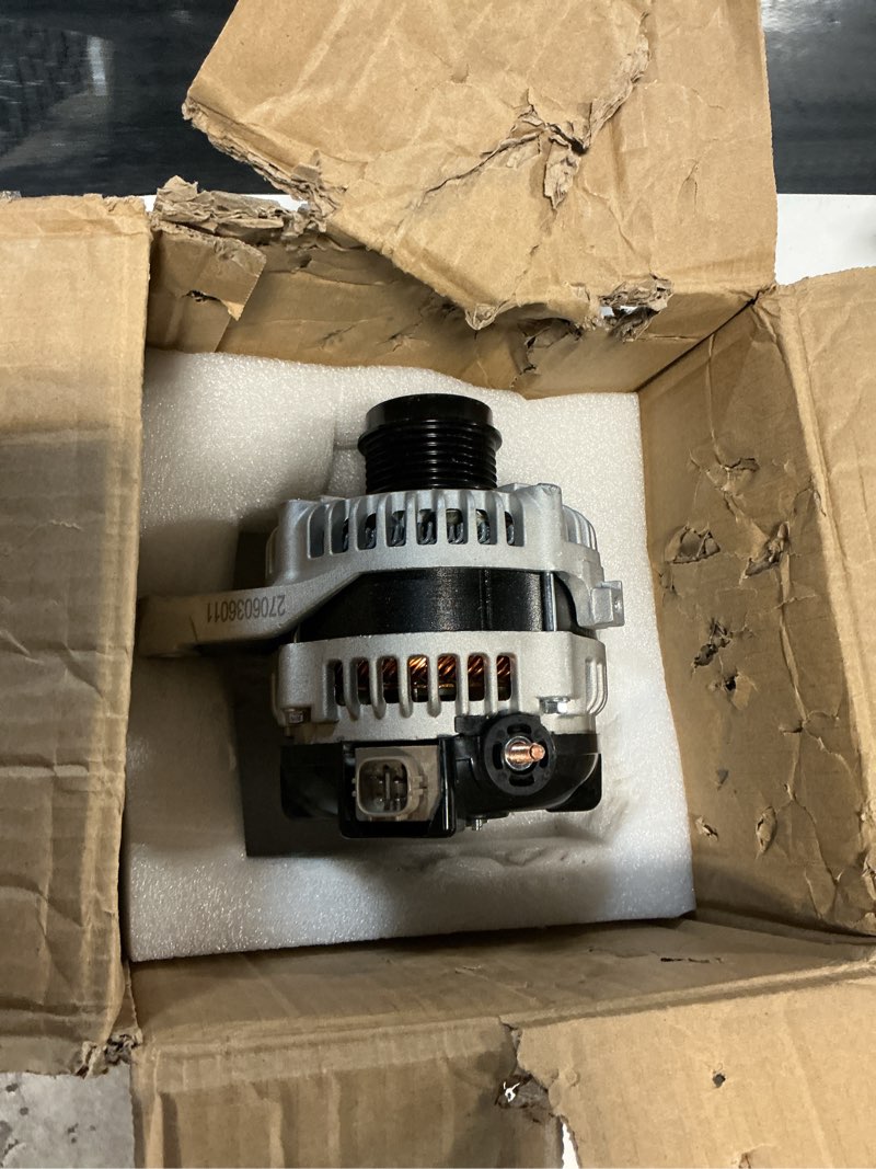 Condition photo showing As Is for parod alternator 12v 130a fit for 2011-2016 scion tc, 2012-2015 toyota camry, 2009-2012 rav4, cw 6-groove clutch pulley replace#2706036011