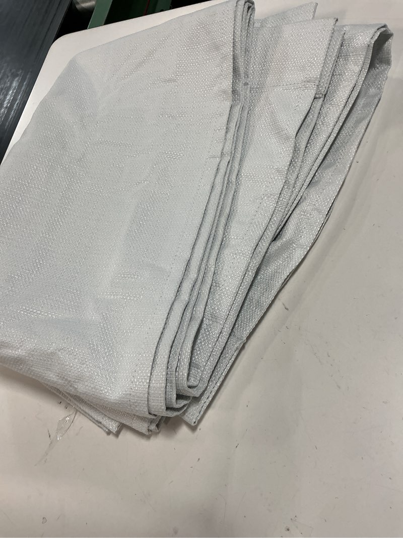 Condition photo showing Good Condition for ecologee wakefield textured 100% blackout rod pocket indoor curtain panel pair, white, 37" w x 63" l