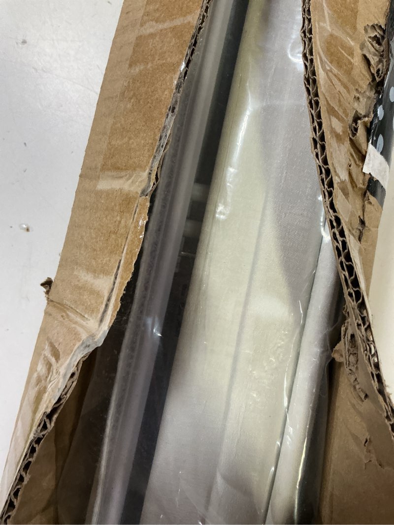 Condition photo showing New/Like New for lazblinds cordless roman shades for windows, blackout room darkening thermal insulated window blinds, lightweight fabric blinds for indoor windows, 35" w x 48" h, off white blackout - off white 35" w x 48" h