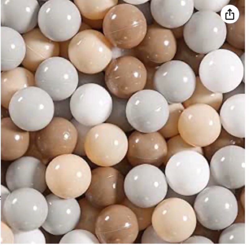 GOGOSO Ball Pits Balls Toddlers 50 100 200 500 Plastics Shape Ball Non-Phthalate Non-BPA Non-Toxic 2