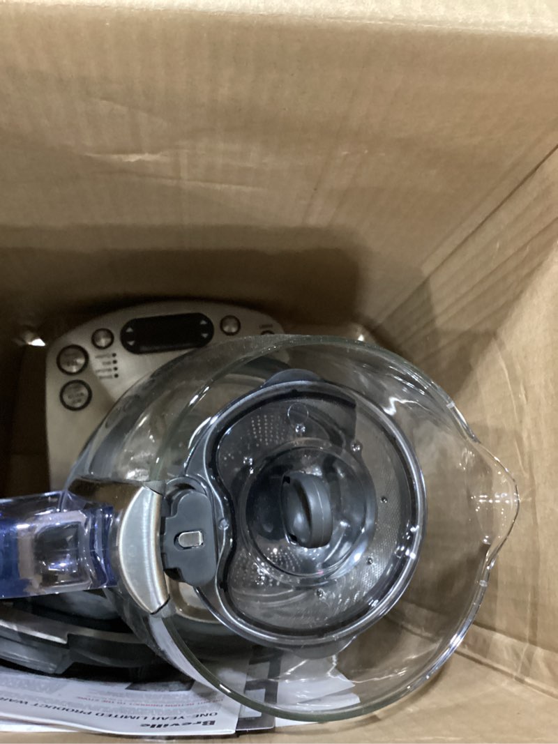 Condition photo showing As Is for NOT TESED USED Breville BTM800XL Tea Maker Infuser and Water Kettle, 51 oz, Brushed Stainless Steel and Glass