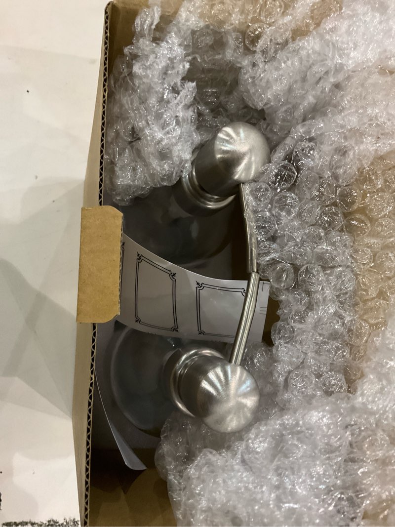 Condition photo showing New/Like New for Tioncy Kitchen Soap Dispenser Set Hand Soap Dispenser with Ceramic Tray Holder Bamboo Dish Scrub Brush Sisal Bristles Brush Holder with Waterproof Labels for Household Cleaning Hand Soap(Clear)