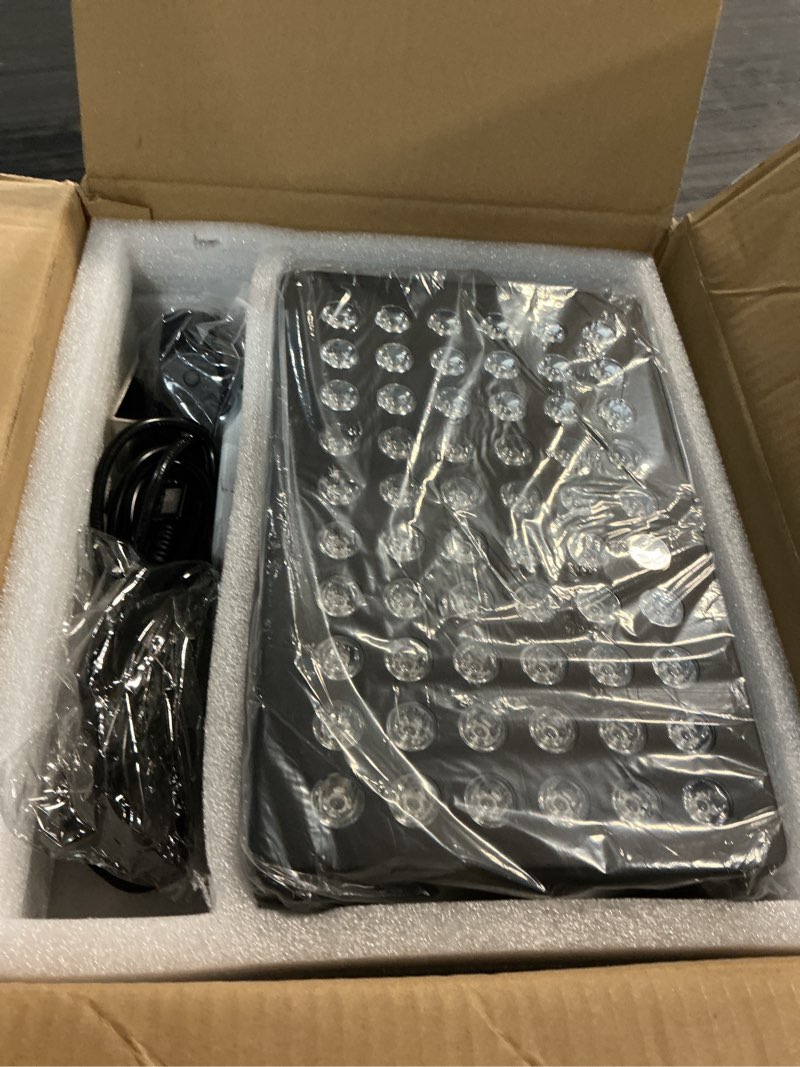 Condition photo showing New/Like New for red light therapy panel, with 660nm & 850nm near-infrared light – 300w high-power red light panel for face & body, supports skin care, pain relief, and skin health (black)