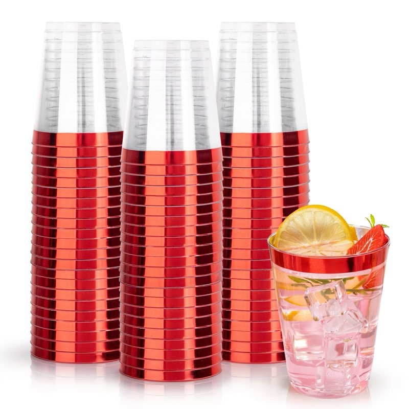 100 plastic cups