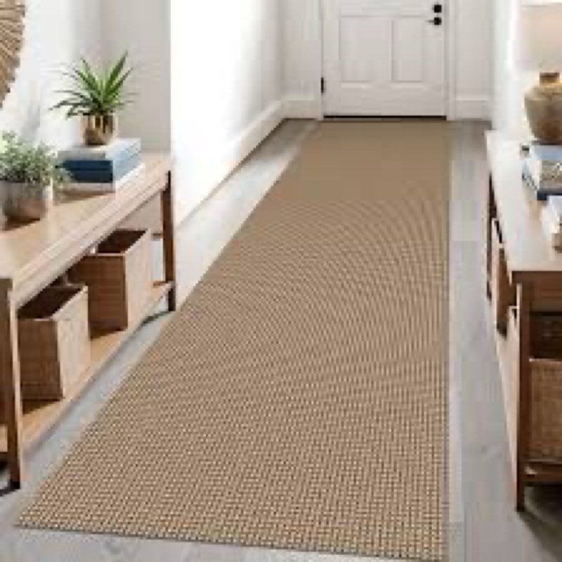 KOZYFLY Boho Runners for Hallways 3x10 ft Washable Kitchen Runner Non Slip Rubber Backed Hallway Rug