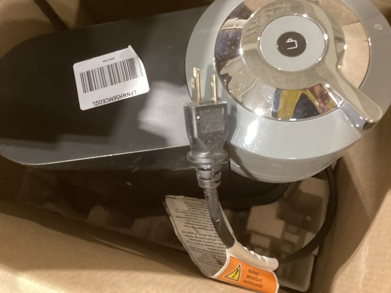 Condition photo showing As Is for Nespresso Vertuo Next Coffee and Espresso Machine by De'Longhi with Milk Frother, 8 ounces, Dark Grey Machine + Frother Dark Gray