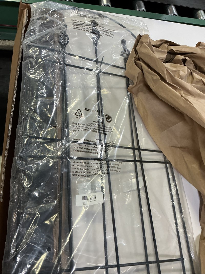 Condition photo showing New/Like New for 48" H x16 W Trellis,Black Garden Metal Vine Sturdy Trellises for Outdoor Climbing Plants Support Structures B (121cm) 2Pack