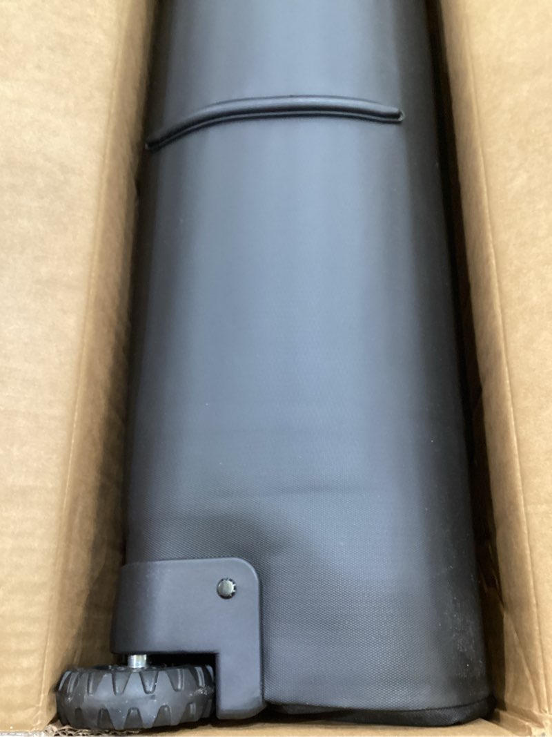 Condition photo showing As Is for YOREPEK Stroller Bag Compatible with UPPAbaby Vista V2/V3 and Cruz V2 (No Wheel Removal Needed), Padded Stroller Travel Bag with Wheels, Foldable Stroller Cover with Storage Pocket, All Black