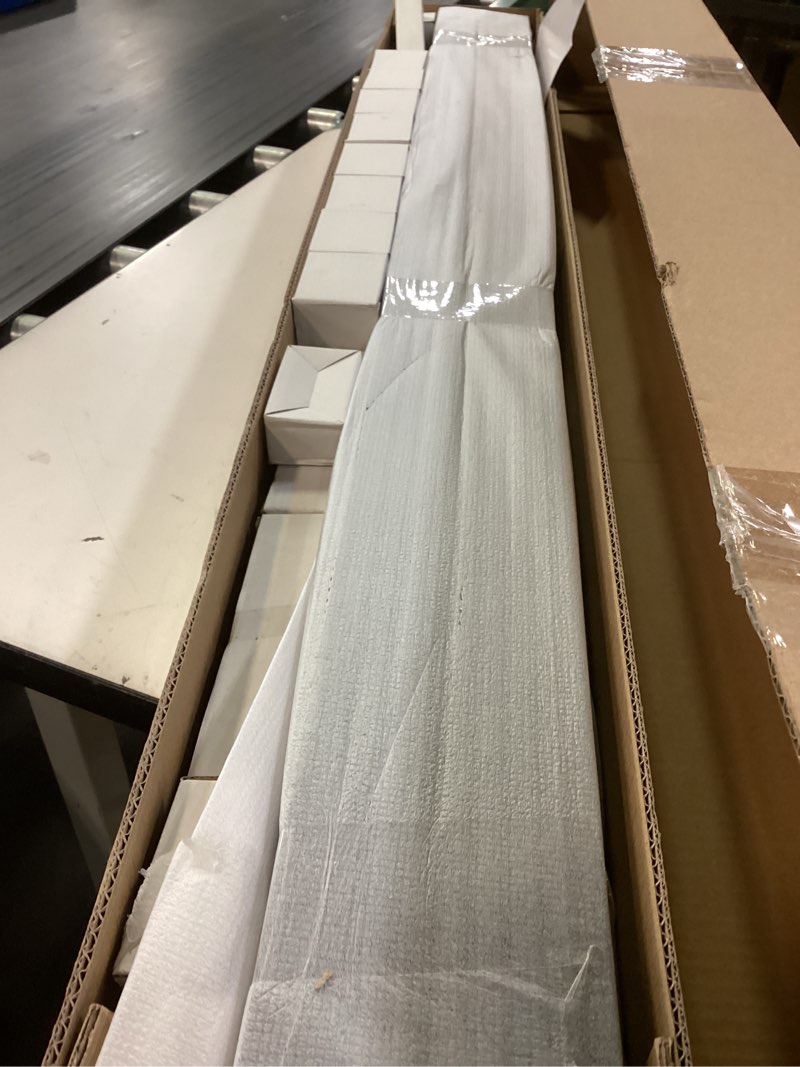 Condition photo showing New/Like New for easelife 8ft/96in bypass double sliding pocket door hardware kit,commercial grade,aluminum,bypassing wardrobe closet door track for 4 door system,slide smoothly quietly,easy install,black,no door 8 feet for 4 doors