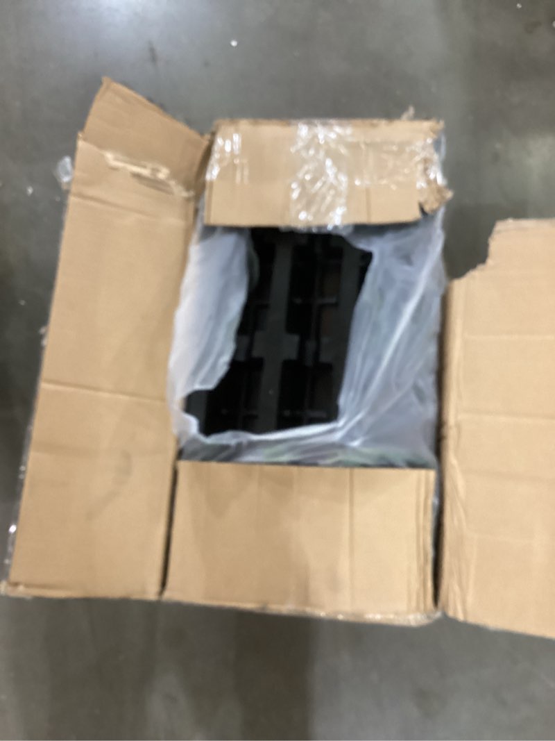 Condition photo showing Good Condition for pyle rubber curb ramp 2pc set, heavy-duty driveway ramp 4.1" rise, 55,000 lbs capacity, 19” l x 11.82” w, high-density waterproof threshold ramps for cars, trucks, wheelchairs, garage & sidewalk black