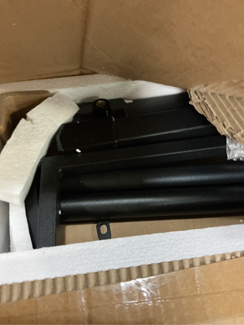 Condition photo showing New/Like New for grleaf adjustable height standing desk for walking pad treadmill, desk for laptop with cup holder, desk for bike/cycling, used for bedrooms and offices (vintage brown)