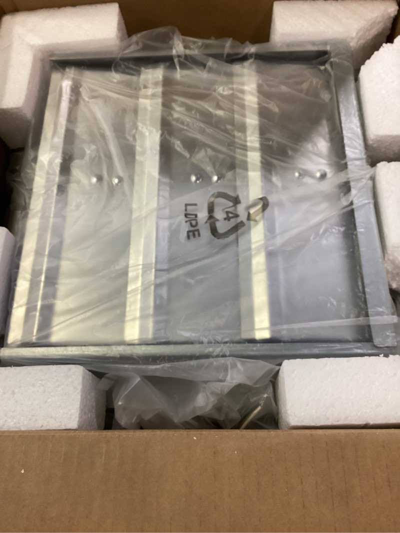 Condition photo showing Good Condition for vevor 10'' shutter exhaust fan, high-speed 820 cfm, aluminum wall mount attic fan with ac-motor, ventilation and cooling for greenhouses, garages, sheds, shops, fcc 10 inch