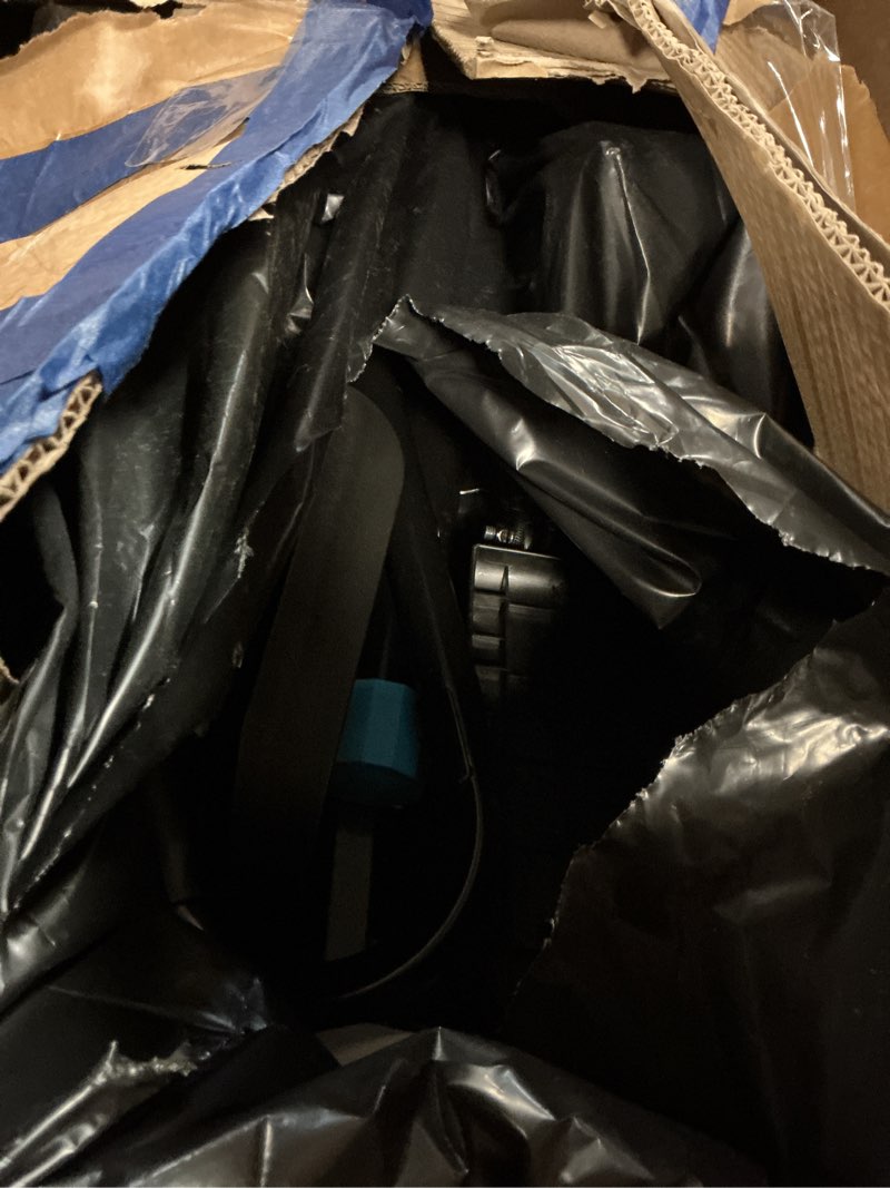 Condition photo showing As Is for Stair Stepper for Home Gym, 350lbs Vertical Climber Machine with LCD Display, Non-Slip Pedals & 350lb Capacity Compact Folding Cardio Exercise Climber Blue