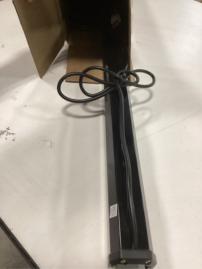 Condition photo showing As Is for LE-JX Blue Emergency Strobe Light Bar 36in 13 Flash Patterns Traffic Advisor Warning Hazard Windshield Light Bar Safety Lights with Cigar Lighter for Police Vehicles, Cops Truck (35.5in, Blue 32 Led) Blue 35.5 Inch